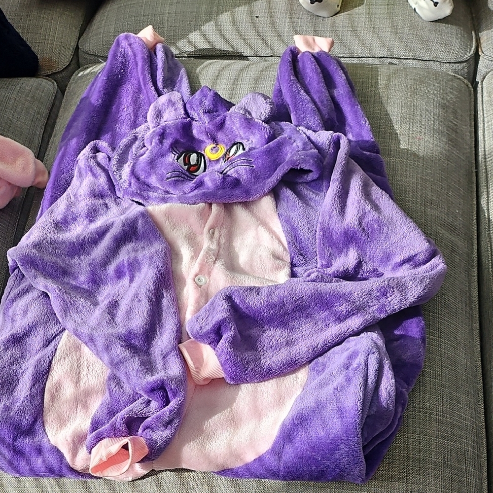 Sailor Moon Purple and Pink Cat Onesie